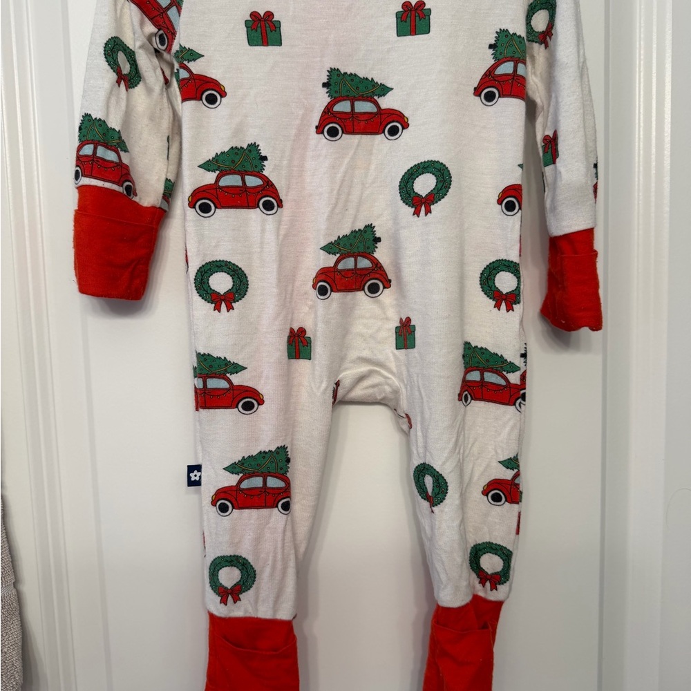 Larkspur Christmas zippy pajamas 3-6